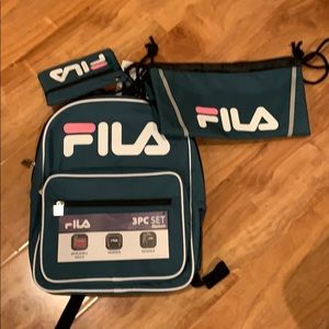Fila 3 piece backpack